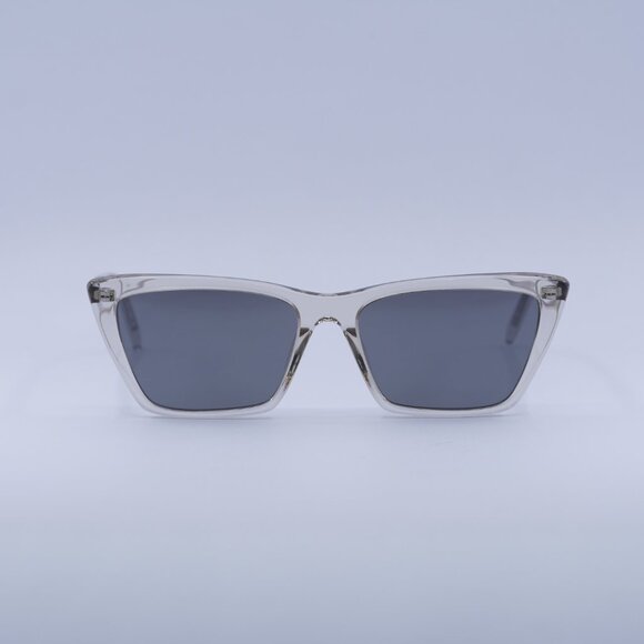 ?️ New Saint Laurent SL737 MICA THIN 004 Sunglasses - Transparent Beige Frame main image 10